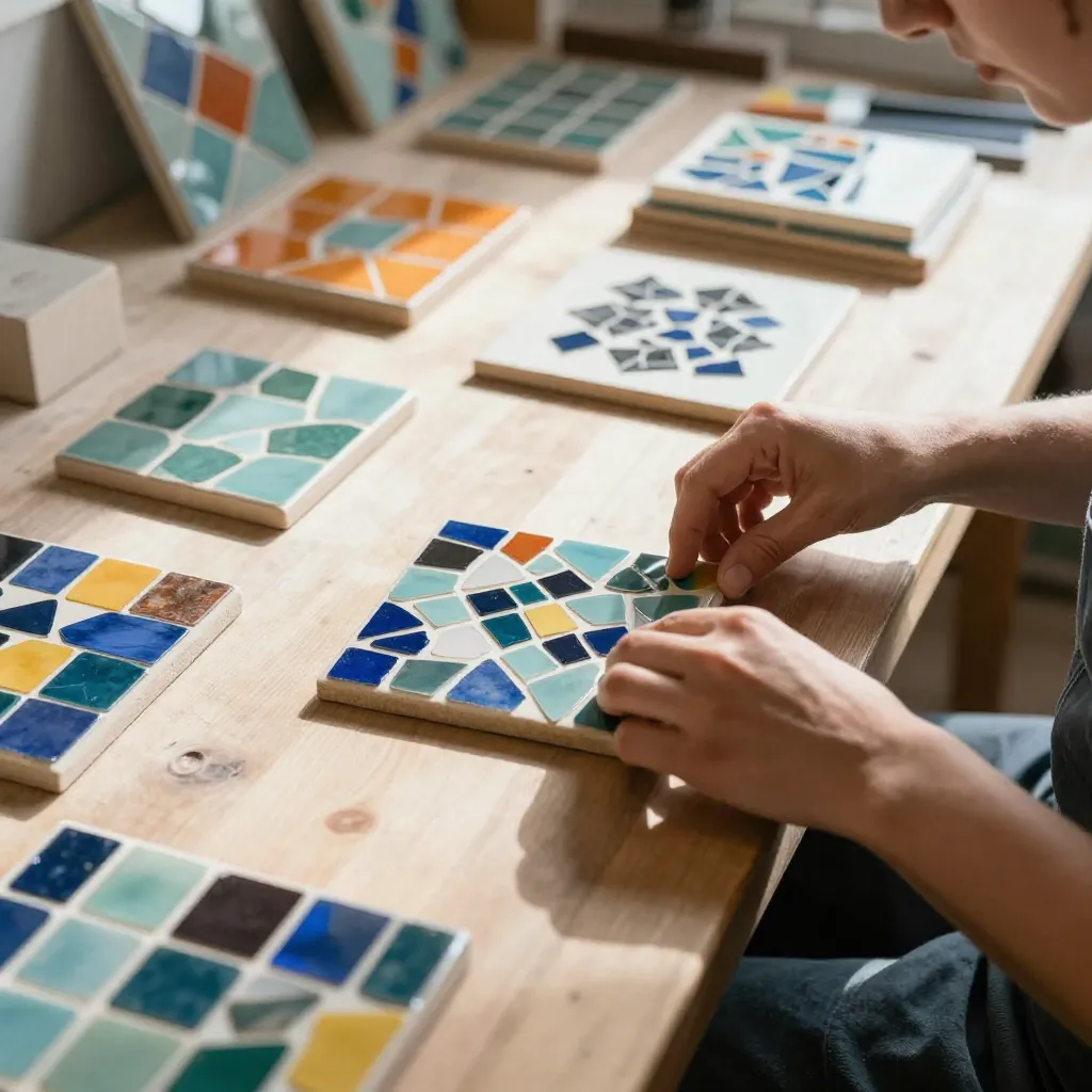 Naturinspirert mosaikk